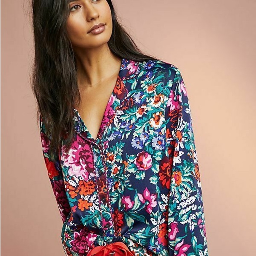 Anthropologie Floral Top - Picture 2 of 7